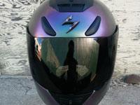 chameleon motorcycle helmet
